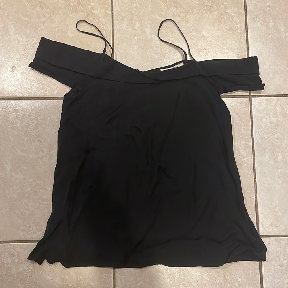 Black spaghetti strap tank top